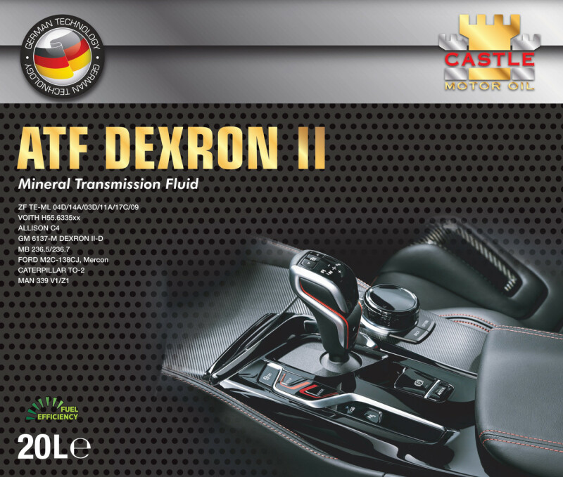 Трансмиссионное масло  CASTLE ATF DEXTRON II 20л API V2