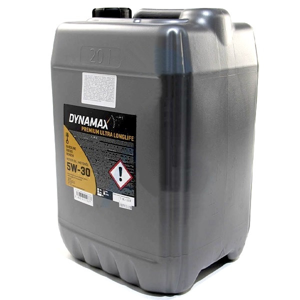 Моторное масло DYNAMAX ULTRA LONGLIFE 5W30 20л (ACEA A3/B4/C3 VW 504.00/507.00;BMW Longlife-04;MB 229.51)