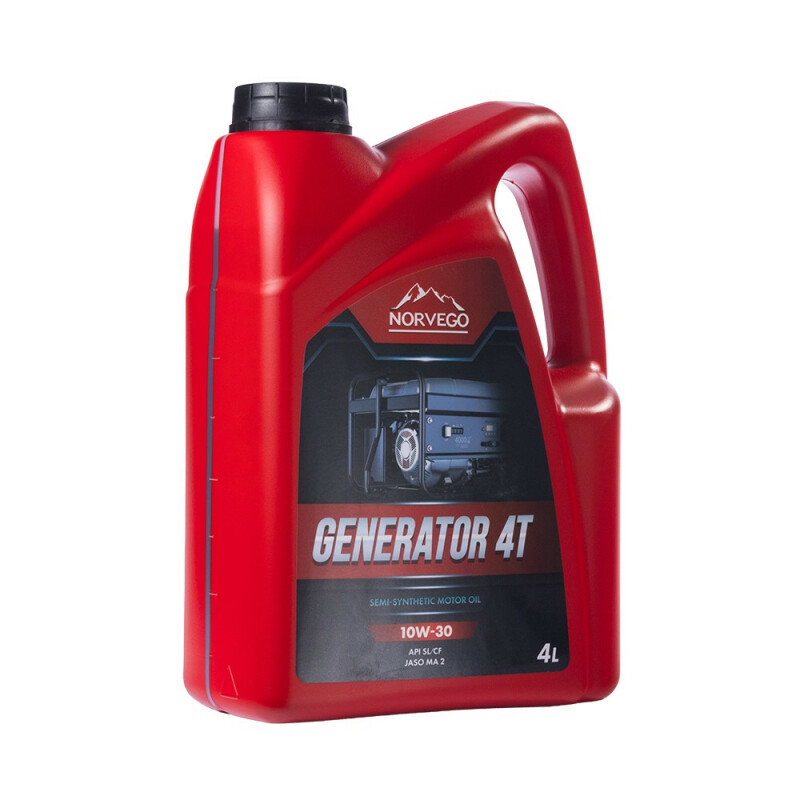 Масло для генераторов NORVEGO GENERATOR 4T 10W30 4л NEW - Изображение 1