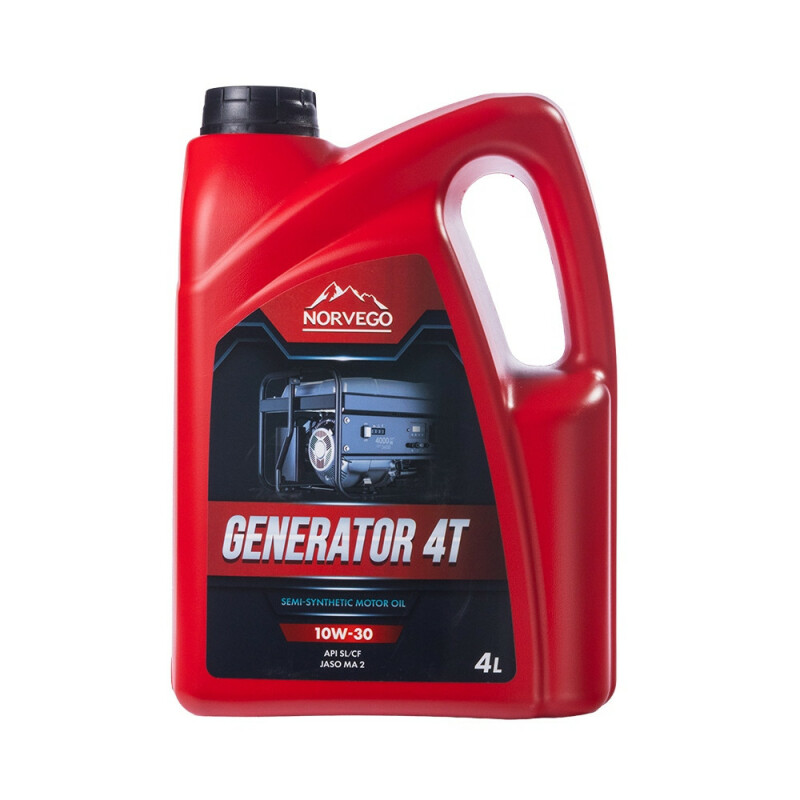 Масло для генераторов NORVEGO GENERATOR 4T 10W30 4л NEW