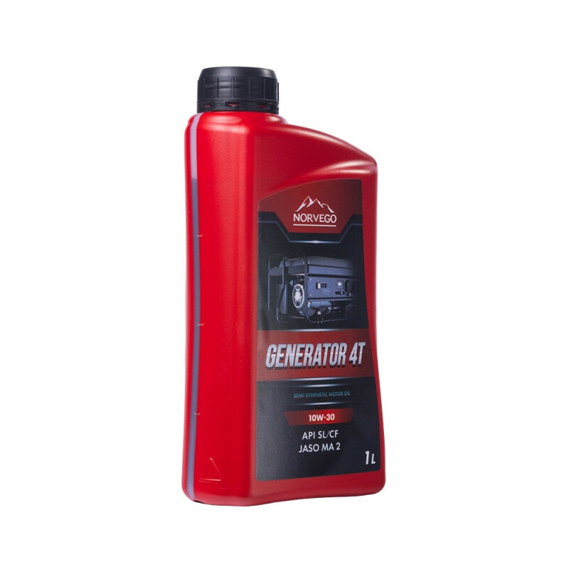 Масло для генераторов NORVEGO GENERATOR 4T 10W30 1л NEW - Изображение 1