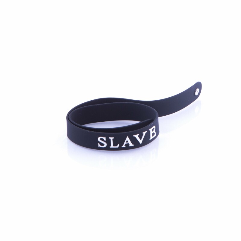 Нашийник-браслет 100% медичний силікон SLAVE NO TABOO - Зображення 3