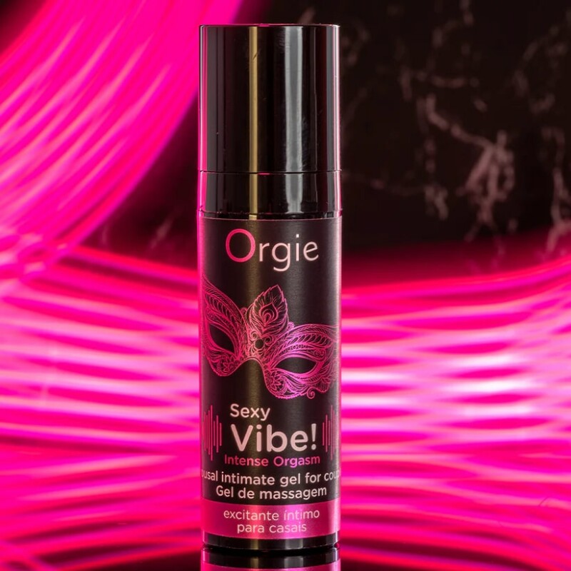Рідкий вібратор для інтимних зон Orgie Sexy Vibe! Intense Orgasm посилення оргазму, 15 мл - Изображение 5