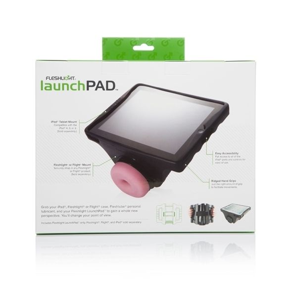 Чохол-кріплення для мастурбатора і планшета Fleshlight LaunchPad, чорний - Изображение 1