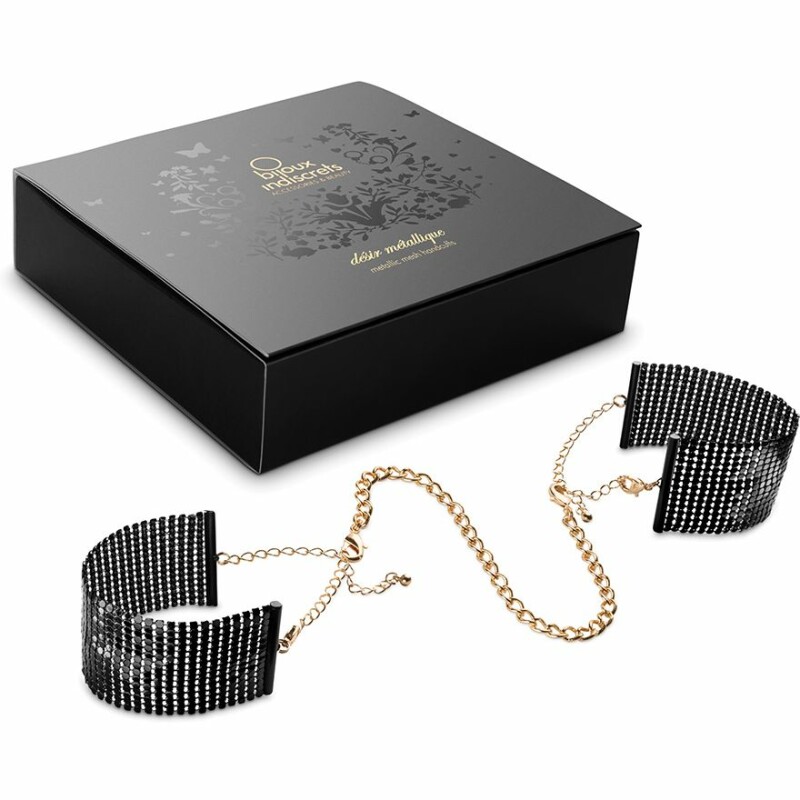 Браслети-наручники Bijoux Indiscrets чорні, OS - Зображення 1