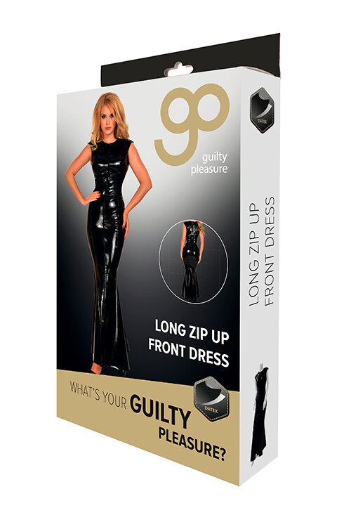 Сукня сексуальна Guilty Pleasure S, довга, датакс, чорна - Изображение 2