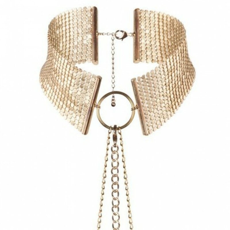 Кольє-нашийник з ланцюжком Bijoux Indiscrets, золоте, 59 см - Зображення 2