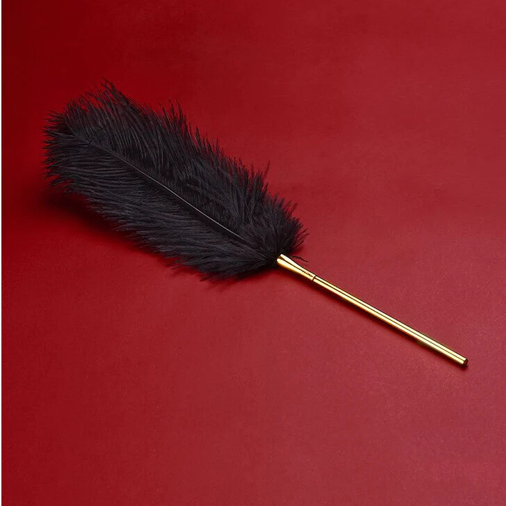 Перо Premium Feather Tickler UPKO з позолоченою ручкою - Зображення 8