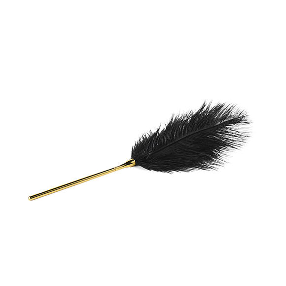 Перо Premium Feather Tickler UPKO з позолоченою ручкою - Зображення 2