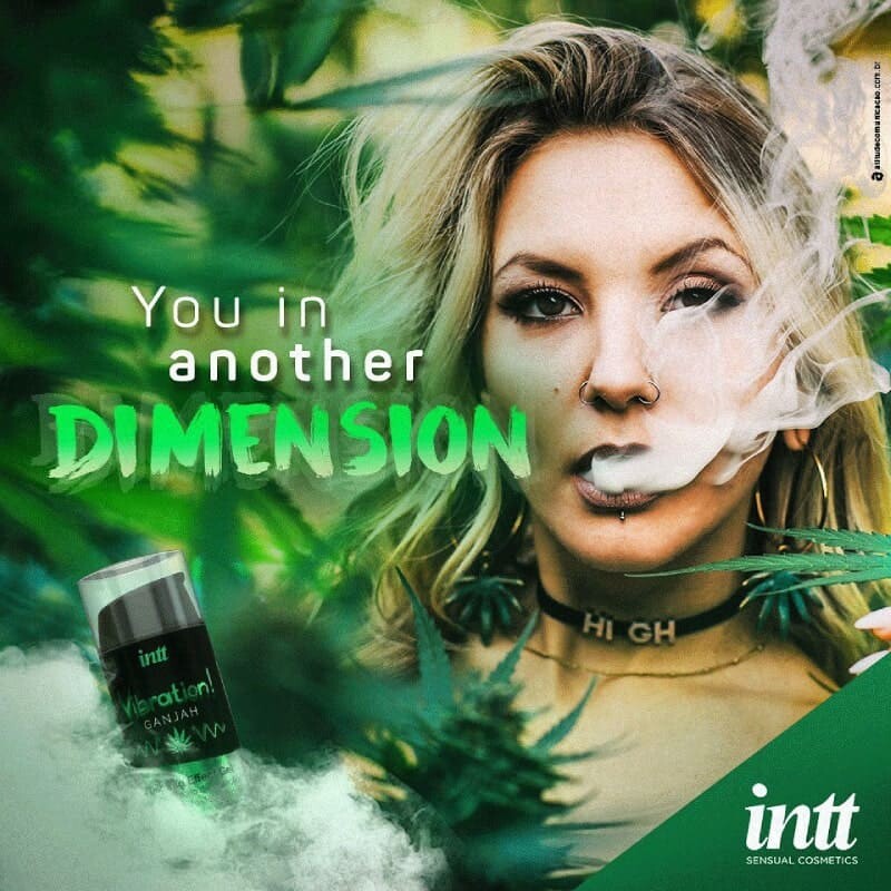 Рідкий вібратор Intt Vibration Ganjah, 15 мл - Зображення 5