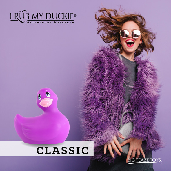 Каченя вібратор I Rub My Duckie фіолетова - Изображение 8