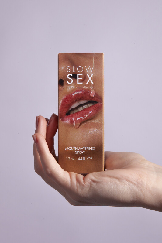 Спрей для посилення слиновиділення на водній основі MOUTHWATERING SPRAY Slow Sex by Bijoux Indiscrets, 13 мл - Изображение 4