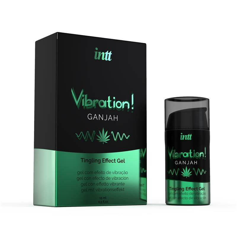 Рідкий вібратор Intt Vibration Ganjah, 15 мл - Зображення 1