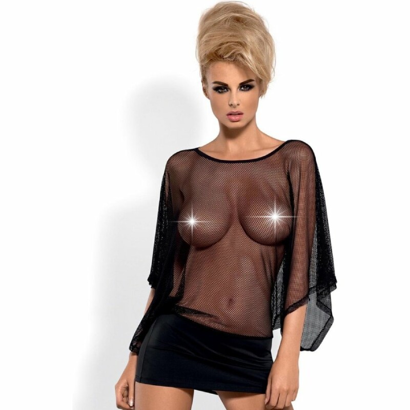 Сексуальне прозоре чорне плаття-сіточка L / XL - Изображение 1