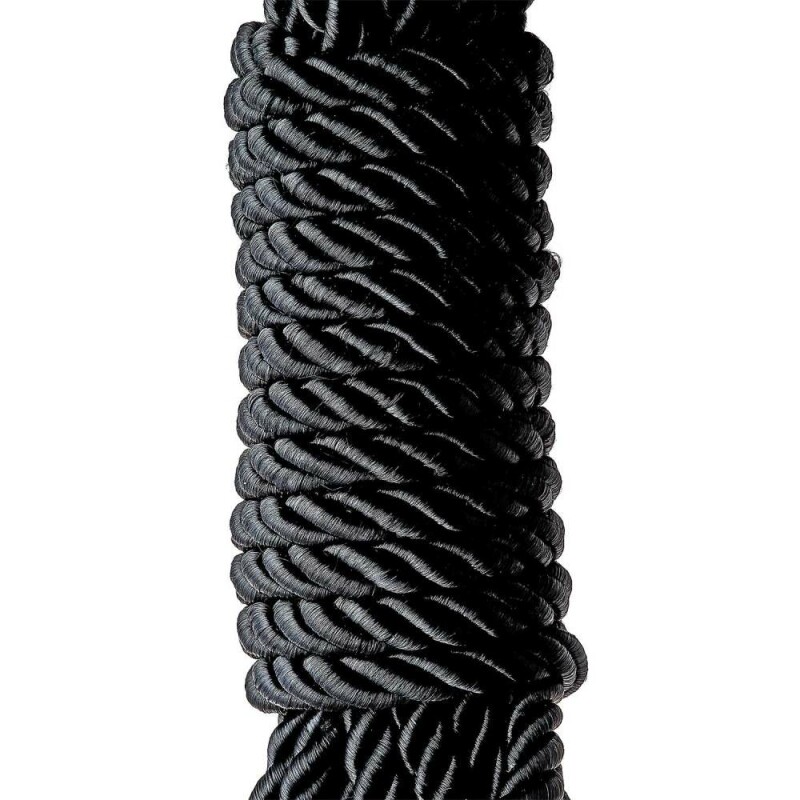 Мотузка для бондажа Dream Toys Blaze нейлонова, чорна, 5 м - Изображение 3
