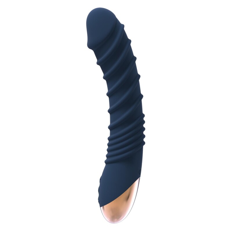 Вібратор для точки G Dream Toys Aeolus з підігрівом, синій, 21 х 4 см - Зображення 3