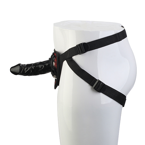 Страпон Dream Toys Blaze на трусиках з вишивкою, чорний, 13 х 4 см - Изображение 2