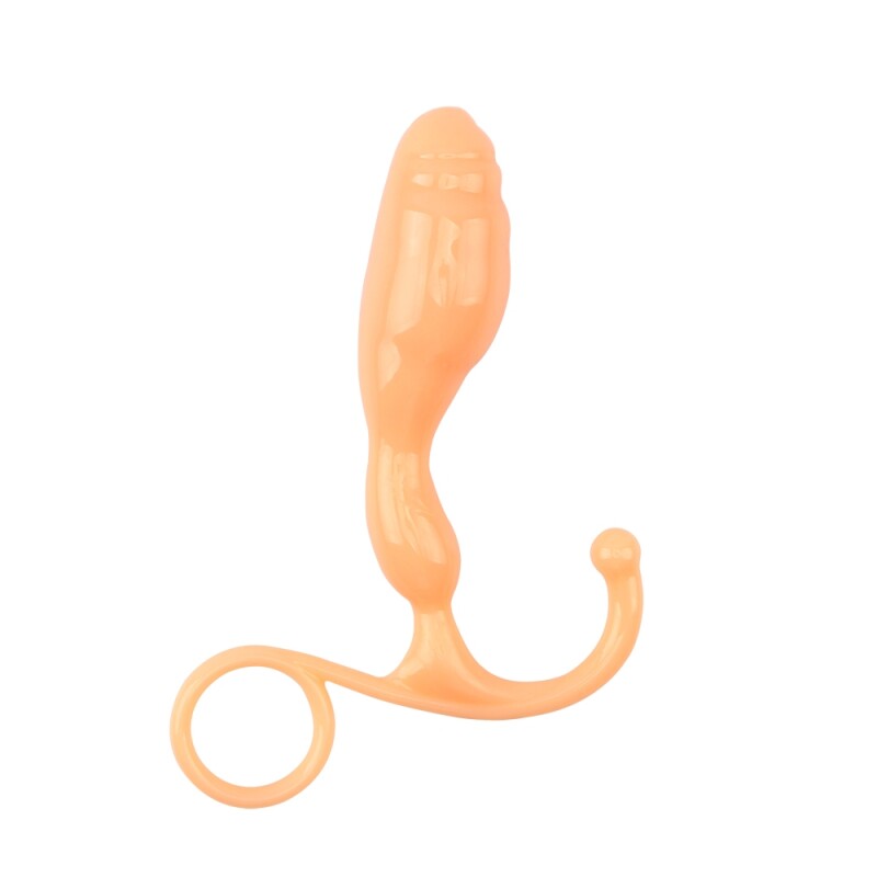 Масажер простати Chisa Prostate Probe бежевий, 12.5 х 3 см - Изображение 1
