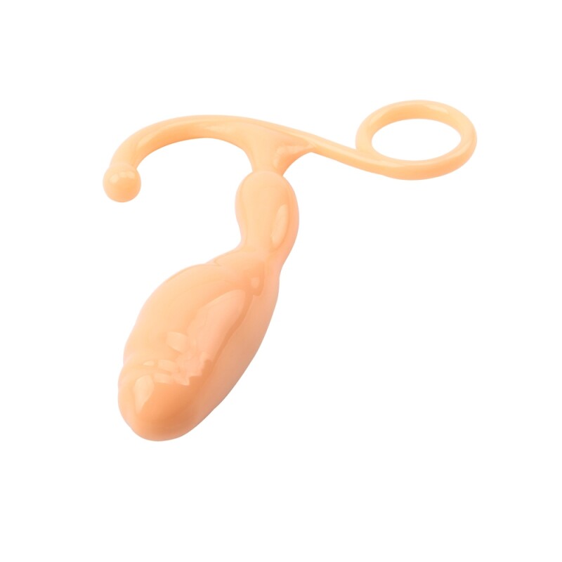 Масажер простати Chisa Prostate Probe бежевий, 12.5 х 3 см - Изображение 3