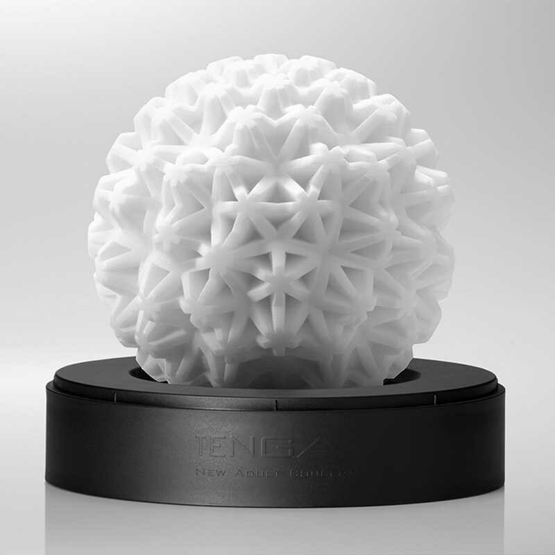 Мастурбатор Tenga Geo Coral у формі кулі, білий - Изображение 1