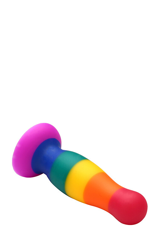 Анальна пробка Dream Toys Colourful Love на присосці, 14.5 х 4 см - Изображение 3