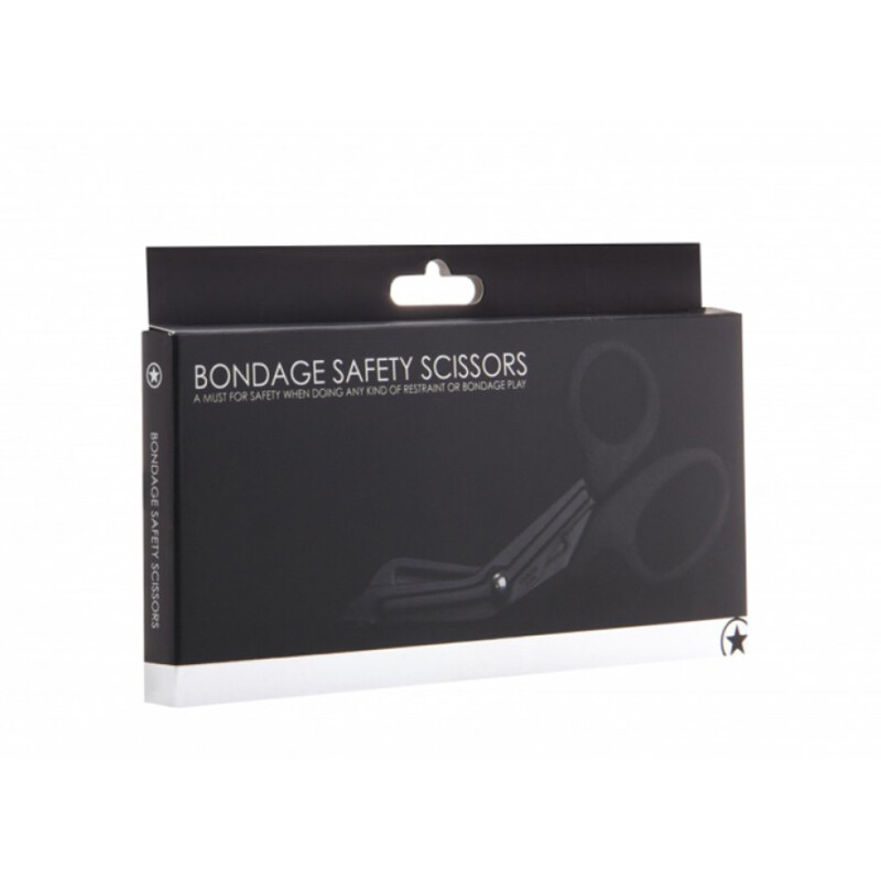 Ножиці для бондажа Bondage Safety Scissor чорного кольору, 17.7 см - Зображення 2