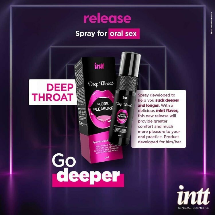 Спрей для глибокого мінету Intt Deep Throat, 12 мл, освіжаючий - Зображення 4