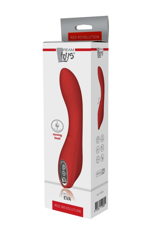 Вібратор Dream Toys Red Revolution червоний, 21 х 3.4 см - Изображение 1