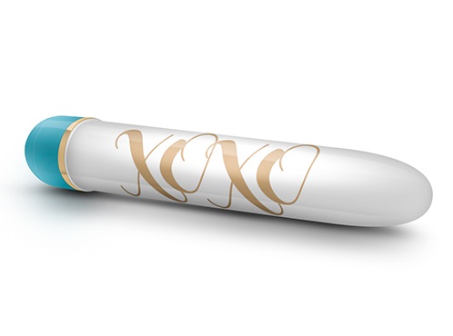 Вібратор Blush Xoxo, біло-блакитний, 14.5 х 2.5 см - Изображение 3