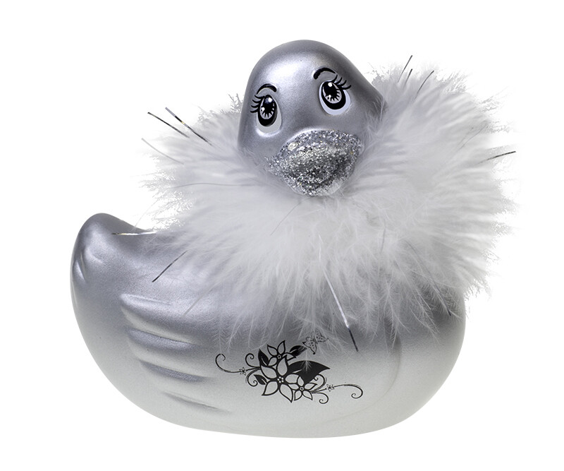 Вібратор качечка I Rub My Duckie, cрібло