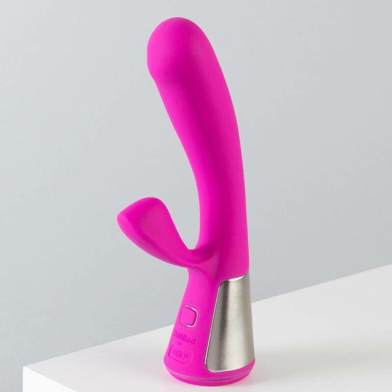 Вібратор-кролик KIIROO Ohmibod Fuse з додатком, рожевий, 18 х 3.4 см - Изображение 8