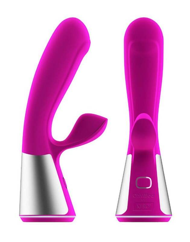 Вібратор-кролик KIIROO Ohmibod Fuse з додатком, рожевий, 18 х 3.4 см - Изображение 6