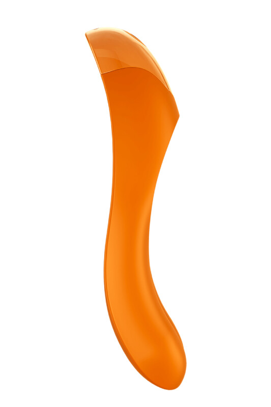 Вібратор на палець Satisfyer Candy Cane помаранчевий, 12 х 3.5 см - Зображення 3
