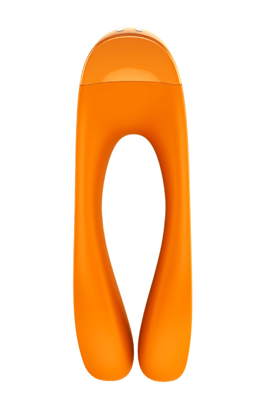 Вібратор на палець Satisfyer Candy Cane помаранчевий, 12 х 3.5 см - Зображення 4