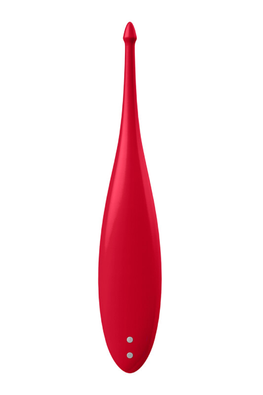 Вібратор Satisfyer Twirling Fun для точкової стимуляції ерогенних зон, червоний, 17.5 х 2.5 см - Зображення 3