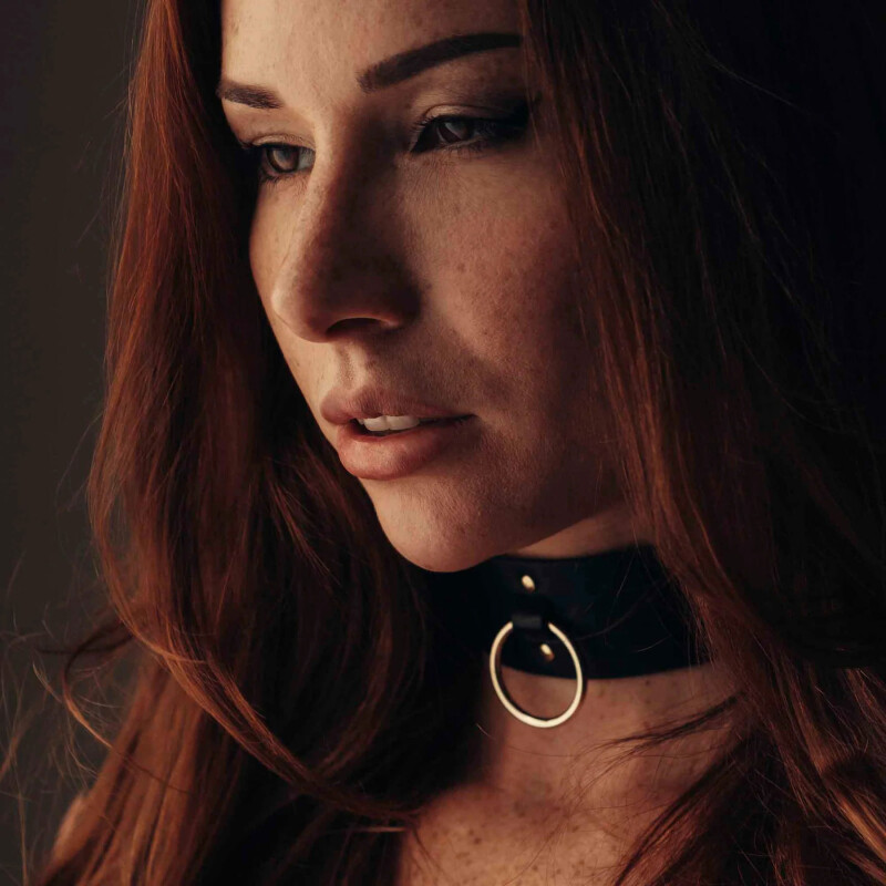 Нашийник з повідцем Maze від Bijoux Indiscrets, чорного кольору - Зображення 3