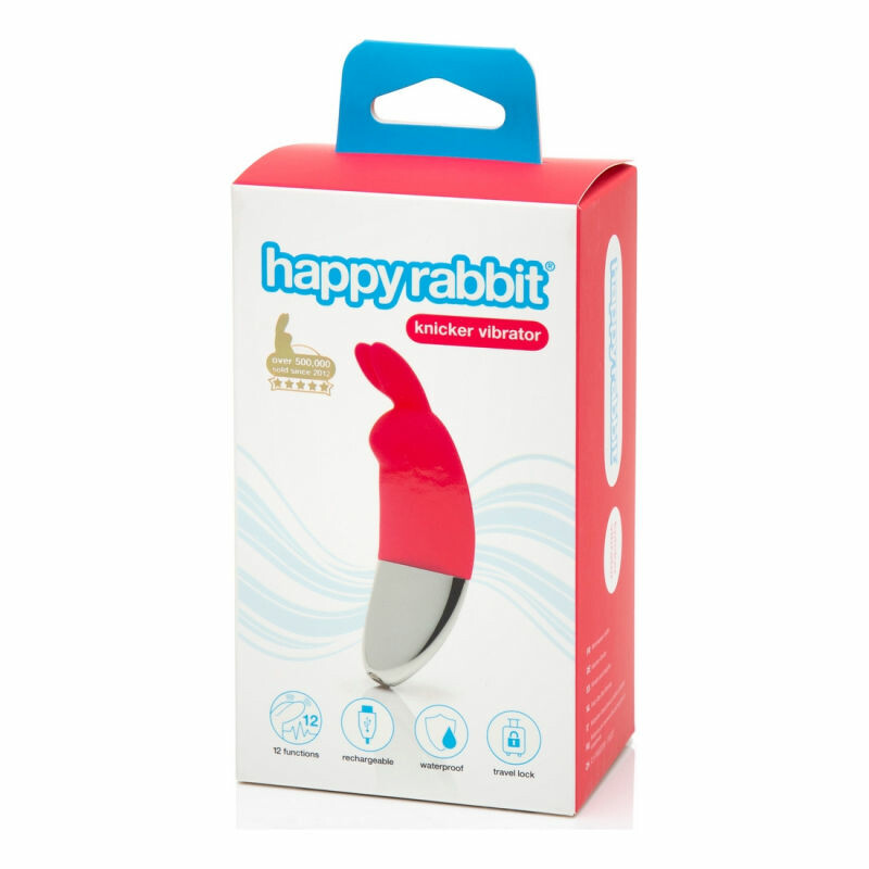 Вібратор для клітора Lovehoney Happy Rabbit з вушками кролика, рожевий, 10.2 см - Зображення 1