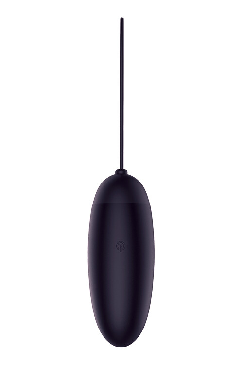 Віброяйце Dream Toys Dusky Pleaser з пультом, чорне, 8.9 х 3.3 см - Изображение 4
