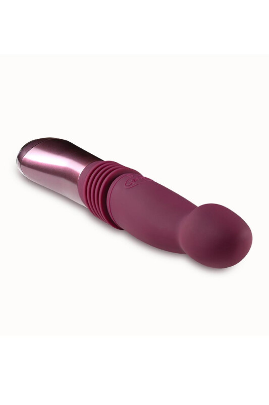Вібратор із фрикціями Blush бордовий, 25.4 х 4.4 см - Изображение 6