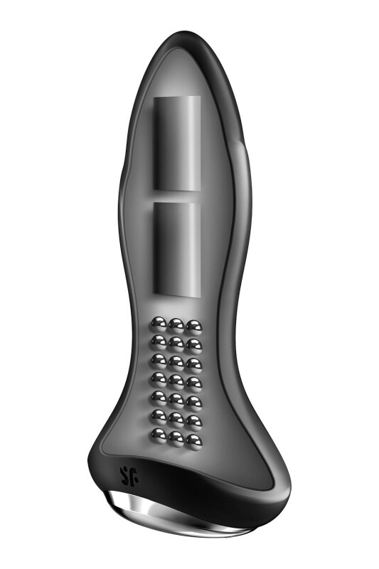 Анальний вібратор Satisfyer Rotator Plug 1+ з додатком та ротацією, чорний, 13.5 х 3.8 см - Зображення 6