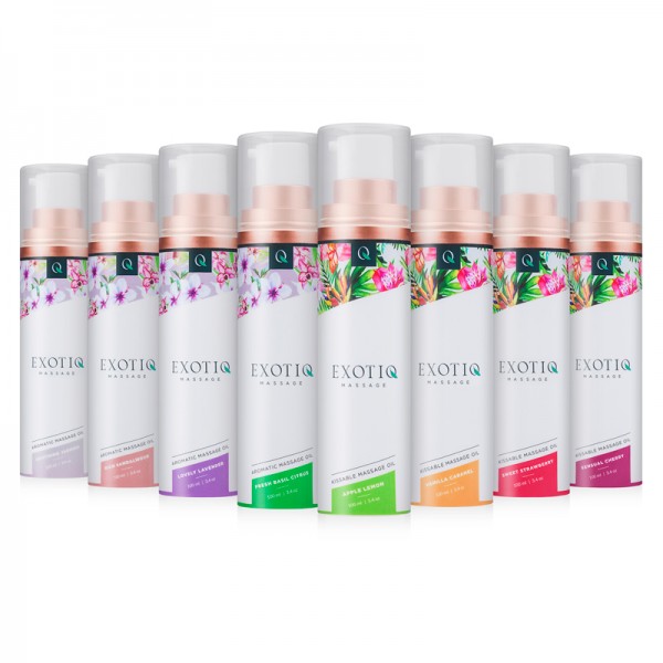 Масажна олія Exotiq Massage Oil Basil Citrus з ароматом Базиліка і Цитрусів, 100 мл - Изображение 5