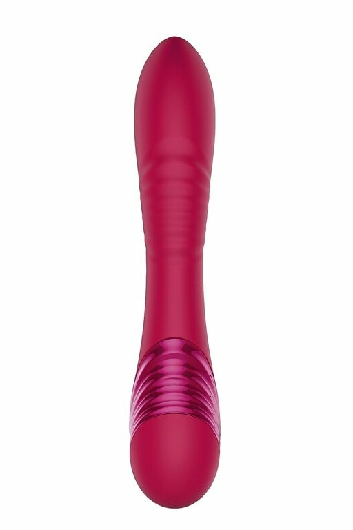Вібратор для точки G Dream Toys Sparkling Cecilia з кулькою, що рухається, рожевий, 20 х 3.4 см - Зображення 4