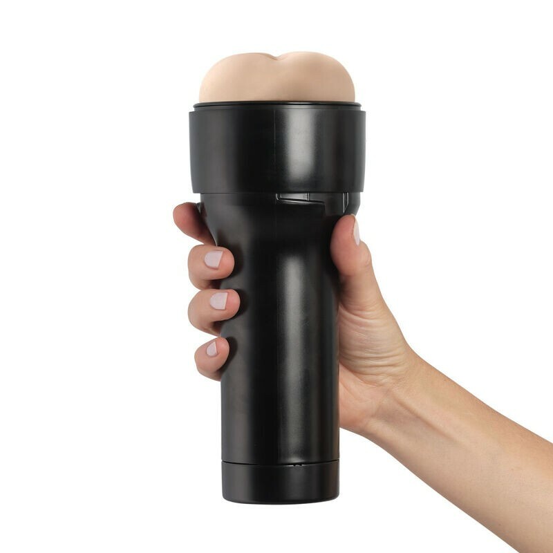 Мастурбатор реалістичний Feel Stroker Kiiroo, з кібершкіри, бежевий, 22.3 х 8.5 см - Изображение 4