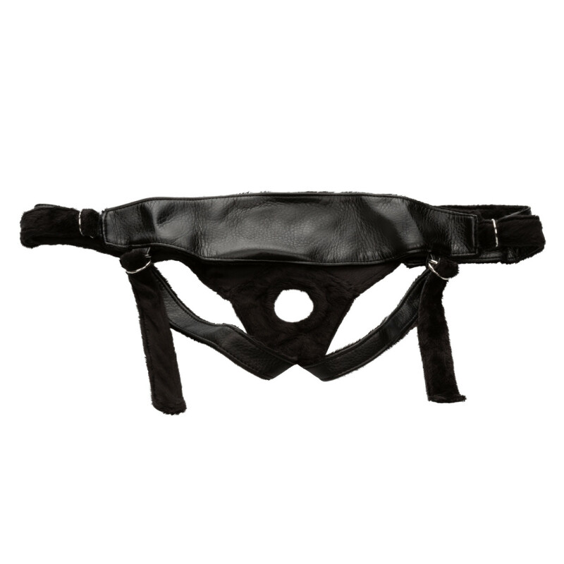 Трусики для страпону Universal Love Rider Platinum Harness, шкірозамінник, чорні - Изображение 3