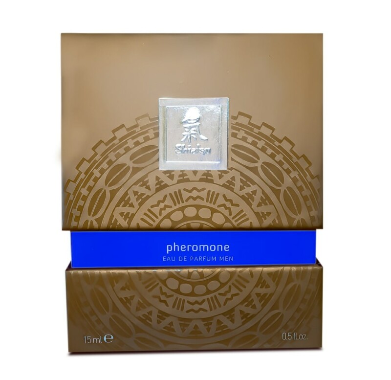 Парфуми чоловічі з феромонами HOT Shiatsu Darkblue, 15 мл - Изображение 4