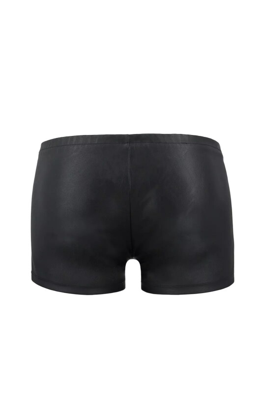 Чоловічі шорти S/M Passion Men Short Matt, з блискавками, чорні - Зображення 3