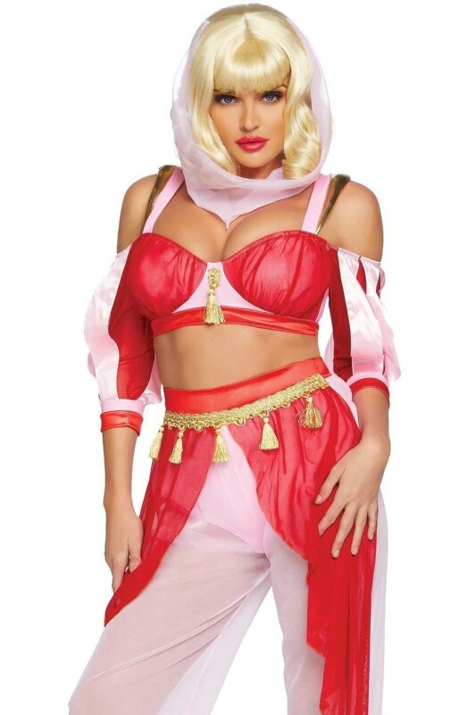 Костюм джина Leg Avenue, М, Costume Dreamy Genie, червоний - Зображення 3