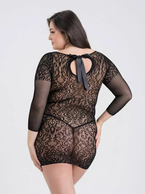 Сукня сексуальна мереживна Plus Size Fifty Shades of Grey, чорна - Зображення 1