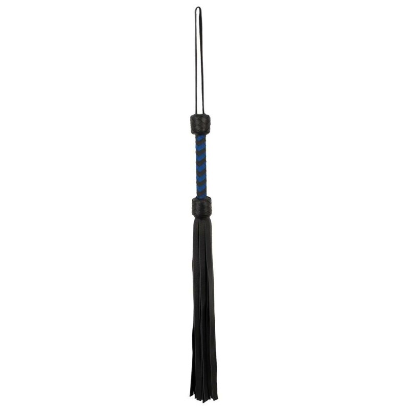Флоггер шкіряний ZADO Leather flogger, чорний - Изображение 1