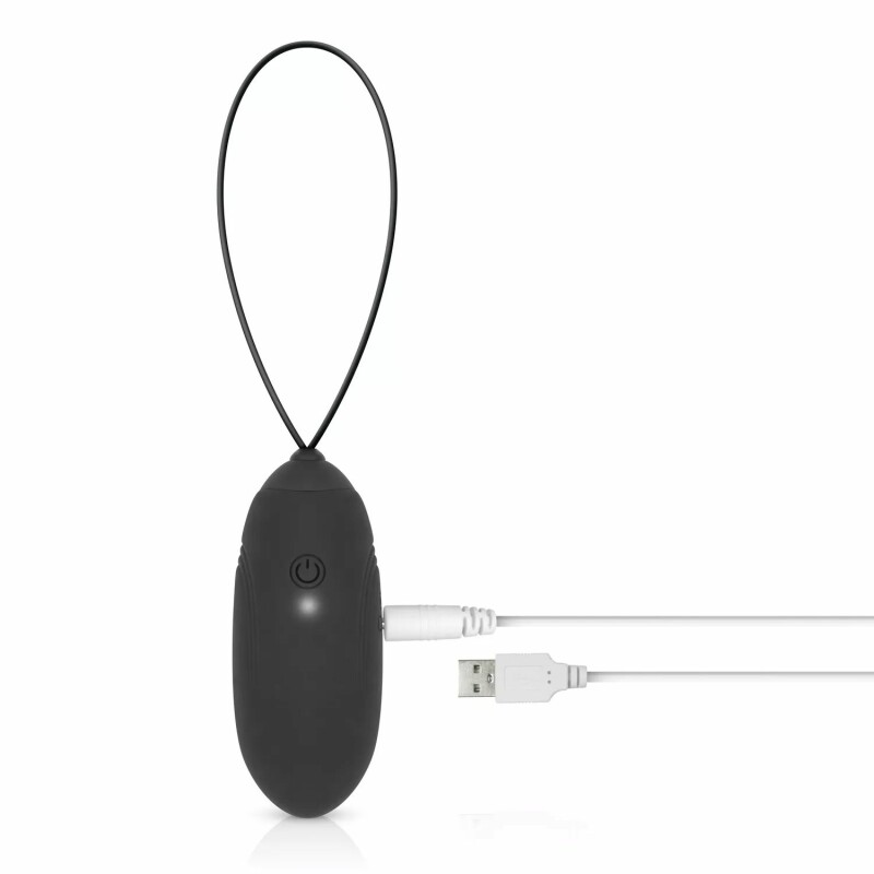 Віброяйце з пультом Easytoys Luv Egg, силіконове, чорне, 6.5 х 3.5 см - Зображення 8
